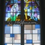 Crucifixion window in Haapsalu Methodist Church (Photo: Urmas Rahuvarm)