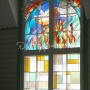The window "The outpouring of the Holy Spirit" in the Haapsalu Methodist Church