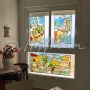 Stained glass for the flat window, Israel