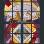 Window "A and O, beginning and end" in Haapsalu Methodist Church, 2017