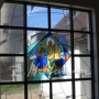 The Window in the Meeting House of Bethany Congregation (Photo: pilt.delfi.ee)