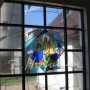 The Window in the Meeting House of Bethany Congregation (Photo: pilt.delfi.ee)