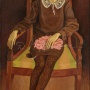 Портрет девушки. Масло, 1968 (Худ. Музей Эстоний, фото Рита Кроон)